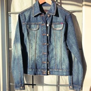 EUC, Yuka Glam Jean Jacket w/ Tasteful Sparkle!